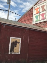 Quilt-like painting on barn in New Milford, CT 2017